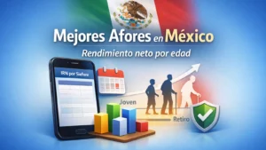 Mejores Afores en 2026 en México según rendimiento neto y edad