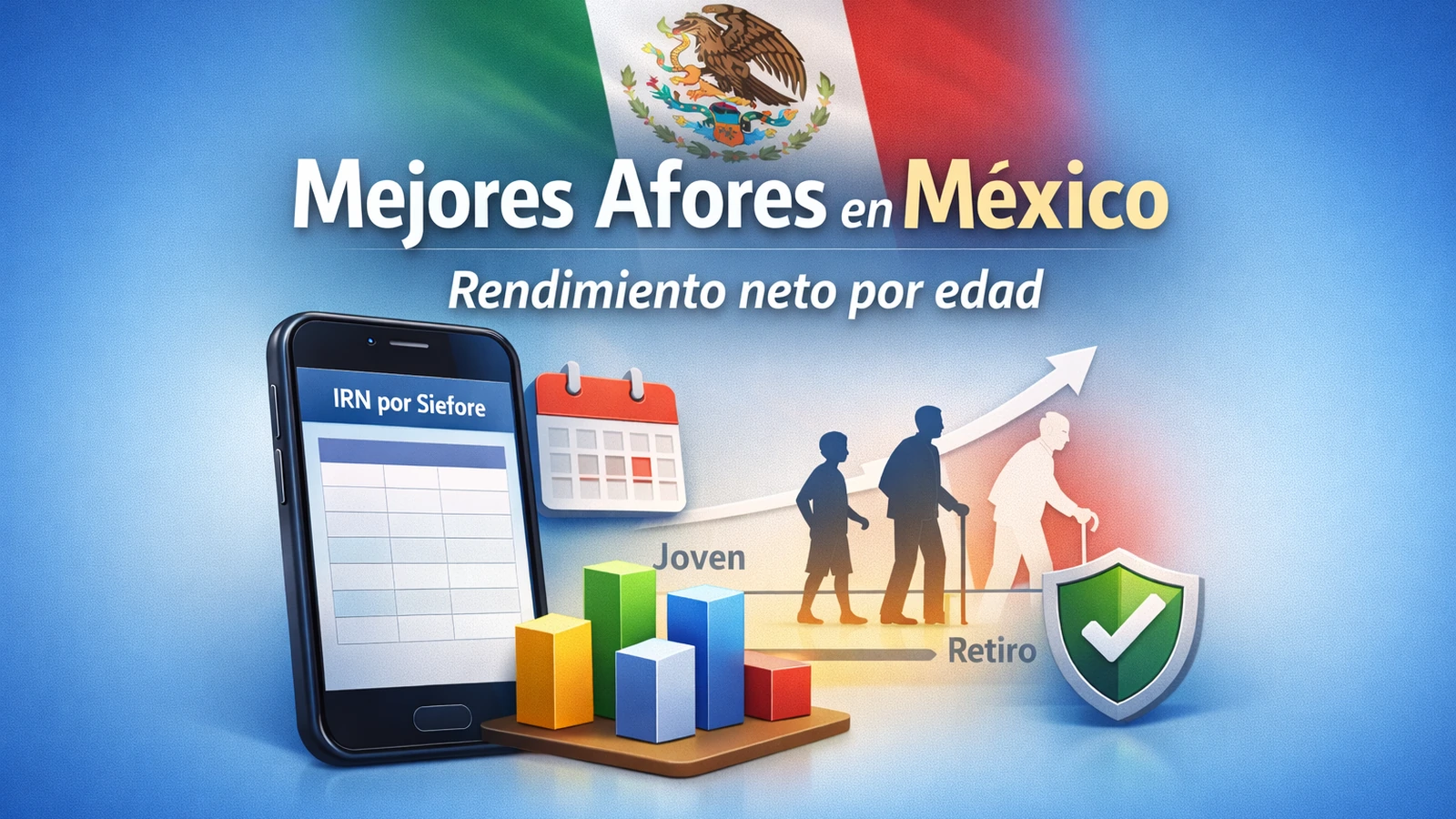 Mejores Afores en 2026 en México según rendimiento neto y edad