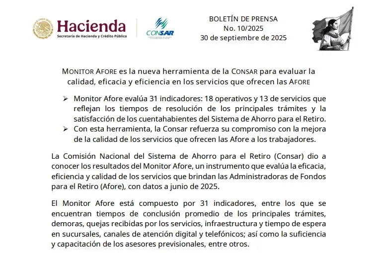 Monitor Afore para validar tu elecci&oacute;n