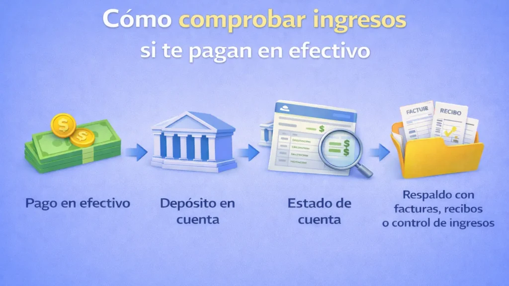 Si te pagan en efectivo o manejas un negocio propio