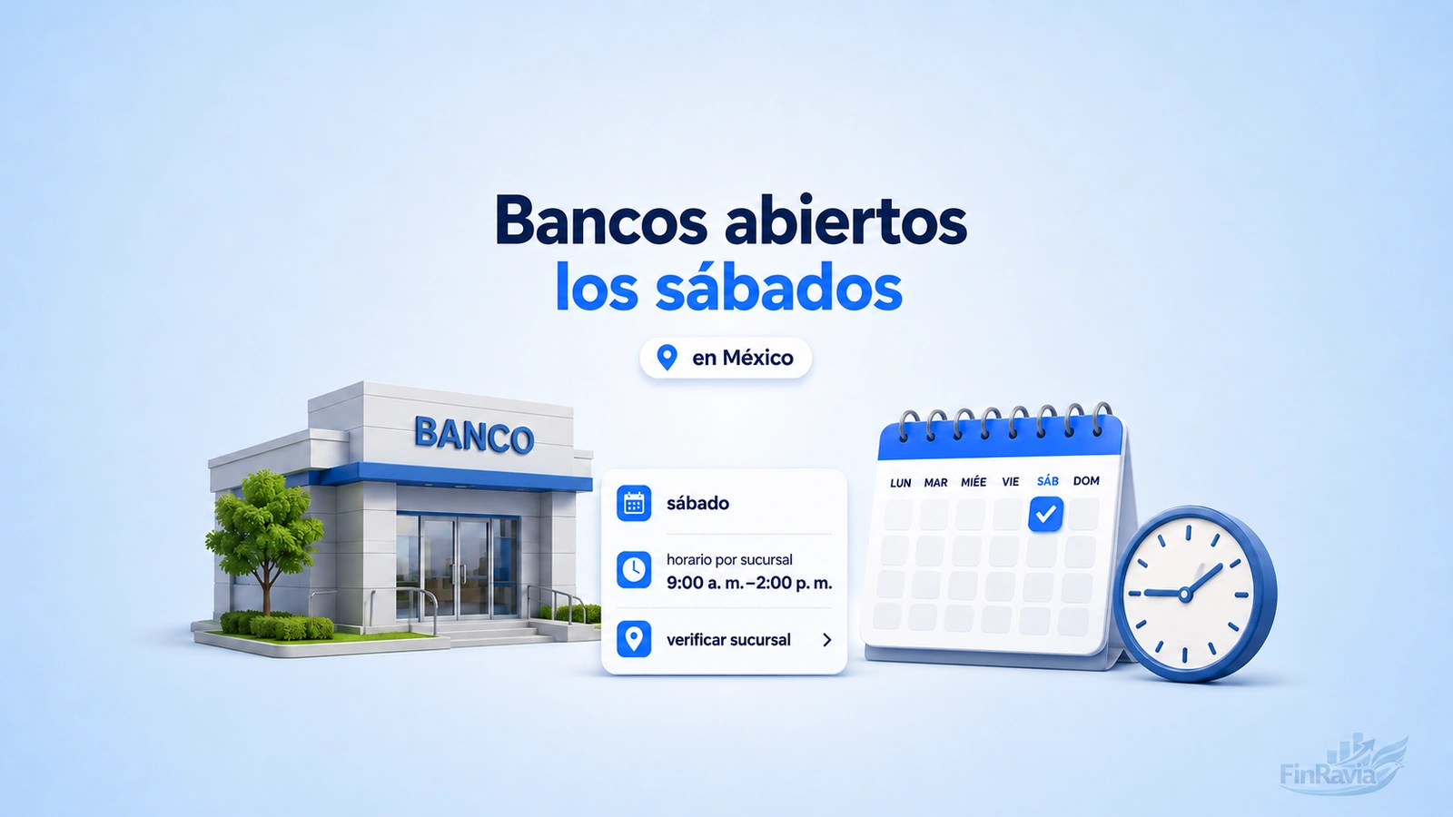 ¿Los bancos abren los sábados en México en 2026? Bancos y horarios
