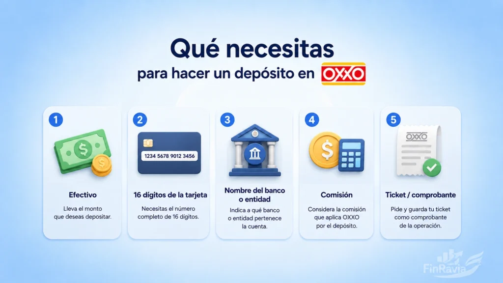 Depósitos en OXXO que bancos aceptan con tarjeta efectivo comisión y comprobante
